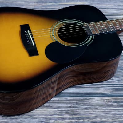 Samick SMS100VS  Arched Back Dreadnought Acoustic Guitar-New Old Stock image 2