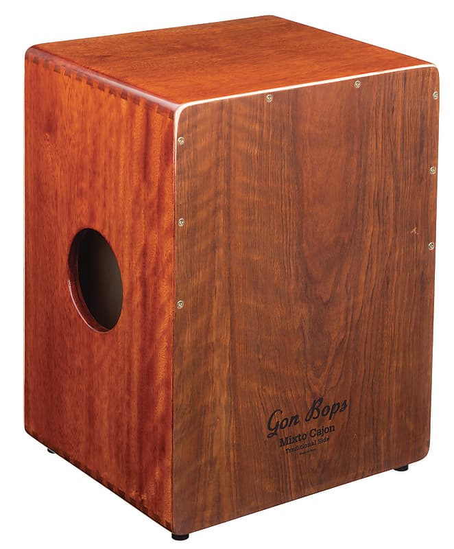 Gon Bops Mixto Cajon Drum Natural Lacquer FREE Gig Bag and Shipping | NEW | Authorized Dealer image 1