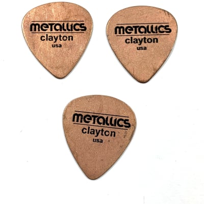 Clayton Guitar Picks Metallics Copper 3-Pack for sale