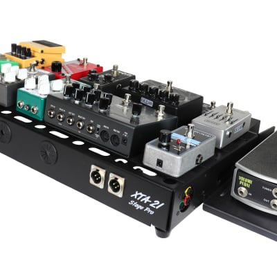 Accel XTA21 Pedal Board, 3 1/2" deep Switcher Bracket, Side Extension without Tote image 8