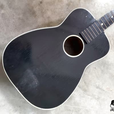 Luthier Special: Harmony / Kay / Truetone Guitar Husk Project (1950s, Black) image 20