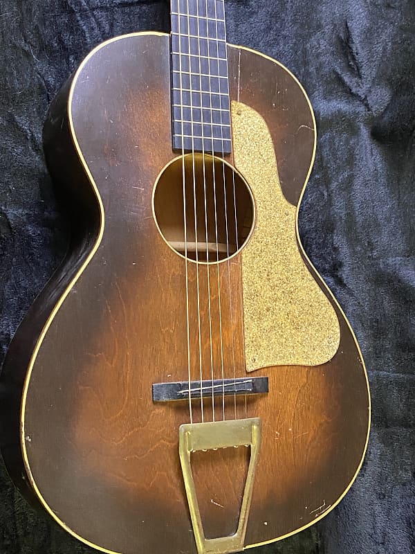 Vintage 30s 1st National Institute Allied Arts Lap Acoustic w/ Geib Soft Shell Martin Gibson case image 1