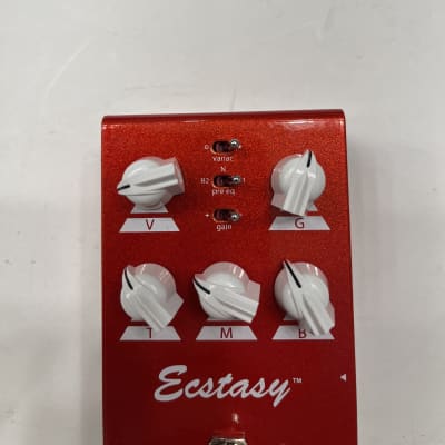 Bogner Ecstasy Red Mini Overdrive Guitar Effect Pedal + Original Box image 3