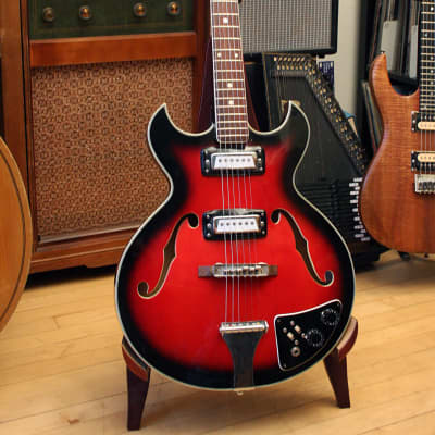 Maxitone Hollow Body Electric MIJ 1960s - Red image 2