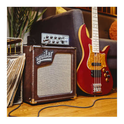Aguilar SL1108 8-Ohm 10 x 1-Inch Driver 175W Hybrid Design Lightweight and Portable Bass Cabinet (Chocolate Brown) image 4