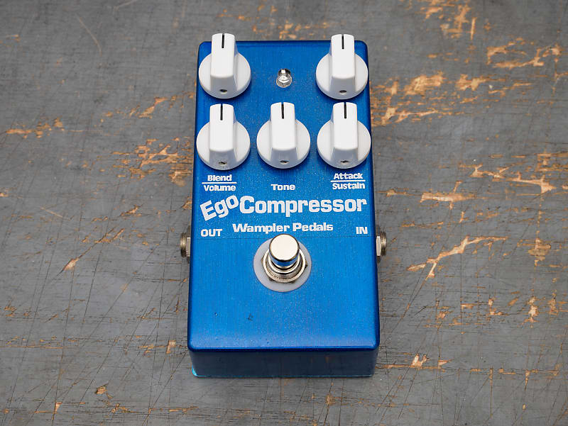 Wampler Ego Compressor Early V1 2010 Blue Free Shipping | Reverb