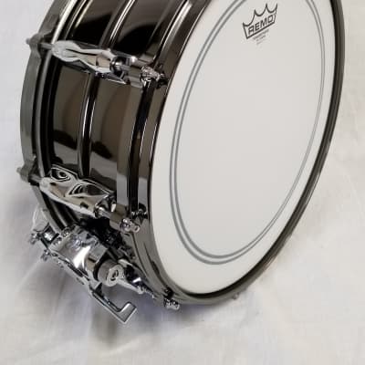 Yamaha YSS1455SG Limited Edition Steve Gadd Signature 14x5.5 Steel Snare Drum (Black Nickel) image 13