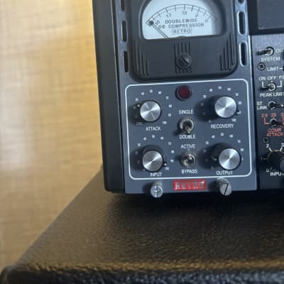 【動作良好】Retro Instruments Doublewide Retro Instruments Doublewide 500 Series Tube Compressor