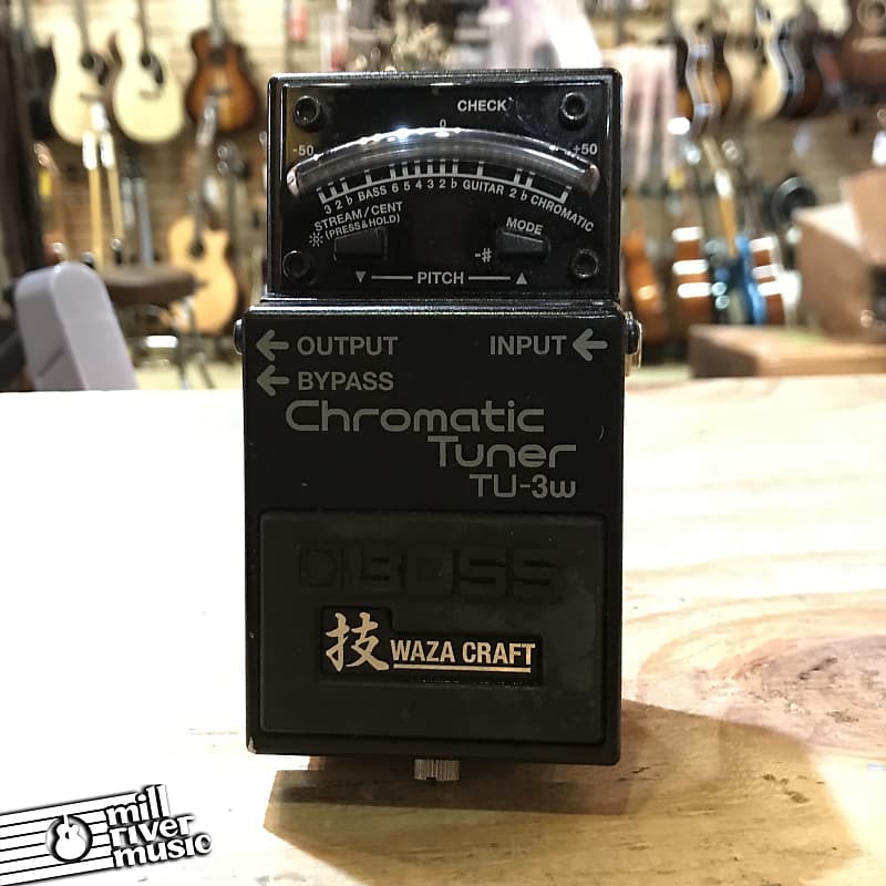 Boss Chromatic Tuner TU-3W Waza Craft Used