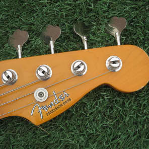 1988 Fender  Precision Bass American 62 Reissue  Black image 6