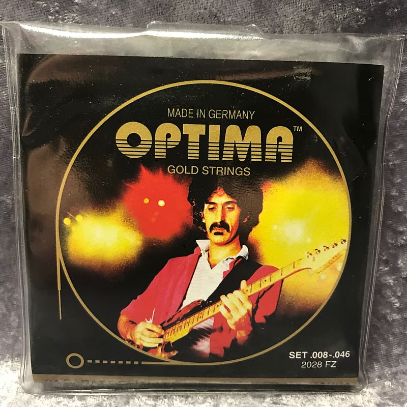 Optima 2028FZ Frank Zappa 24 carat gold strings