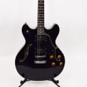 Oscar Schmidt by Washburn Delta King OE-30 Semi-Hollow Electric Guitar - Black