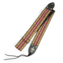 D'Andrea Ace Vintage Reissue Guitar Strap - Bohemian Red - Replica of Guitar Strap used by Jimmy Page