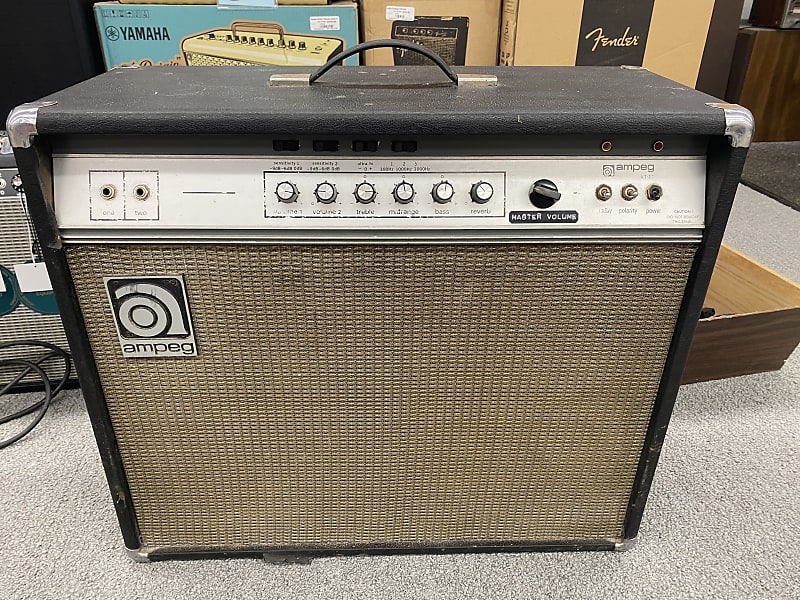 Ampeg VT-22 100-Watt 2x12" Guitar Combo 1970's With Master | Reverb