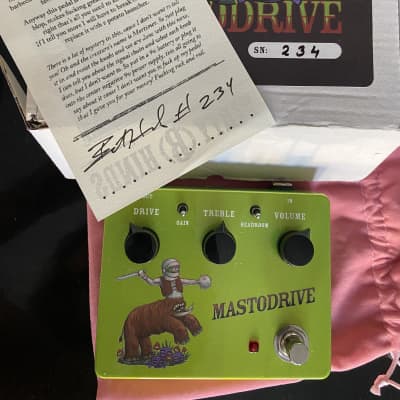 Dirty B Hinds Mastodrive 2021 Vomit Green | Reverb