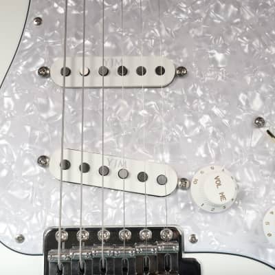 ESP E-II Vintage Plus SC Pearl White Joe Stump YJM Electric Guitar image 6