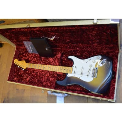 Fender 57 Stratocaster Custom Shop Relic 2-color sunburst image 12