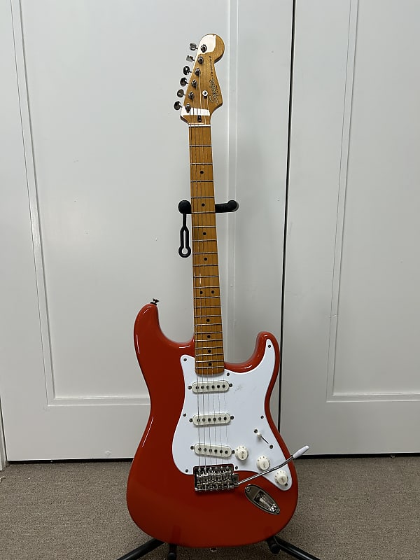 Squier Classic Vibe '50s Stratocaster Electric Guitar Fiesta Red image 1
