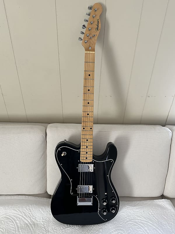 Vintage Hohner Telecaster Deluxe 1979 - Semi-Gloss Black | Reverb