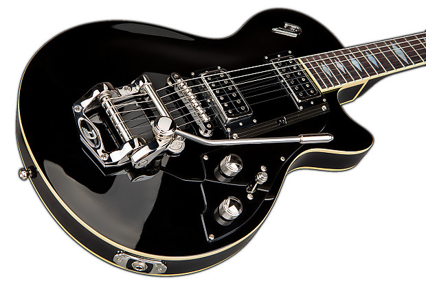 Duesenberg D59 Series Chambered Electric Guitar Black image 1