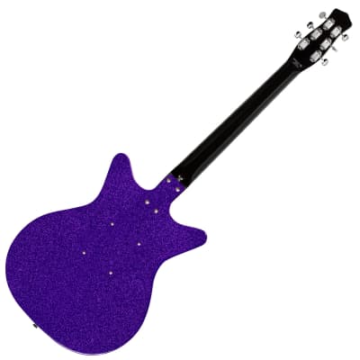 Danelectro Blackout '59M NOS+ Electric Guitar ~ Purple Metalflake image 2