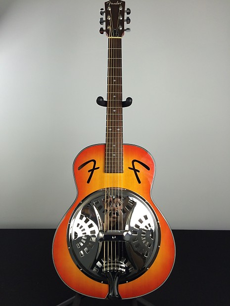 Fender FR-50 Resonator Acoustic Guitar Sunburst image 1