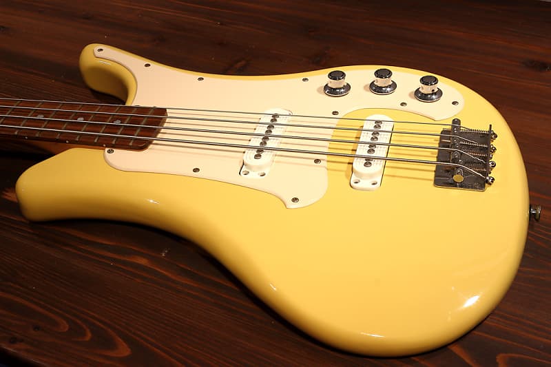 Yamaha SBV-500 Flying Samurai Vintage Yellow Bass Guitar w