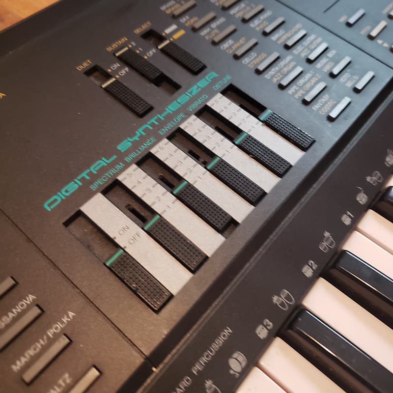 Vintage 80s Yamaha PSR-41 Digital Synthesizer Keyboard | Reverb
