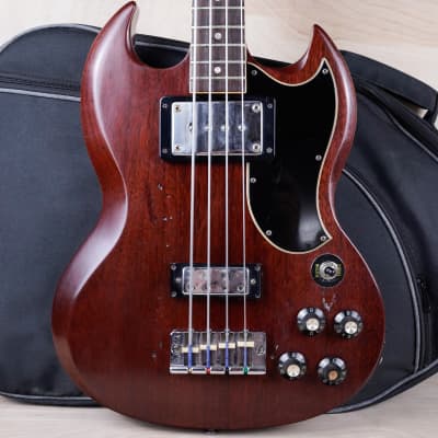 Gibson EB-3 1969-1971 Cherry Vintage Project Bass w/ Bag for sale