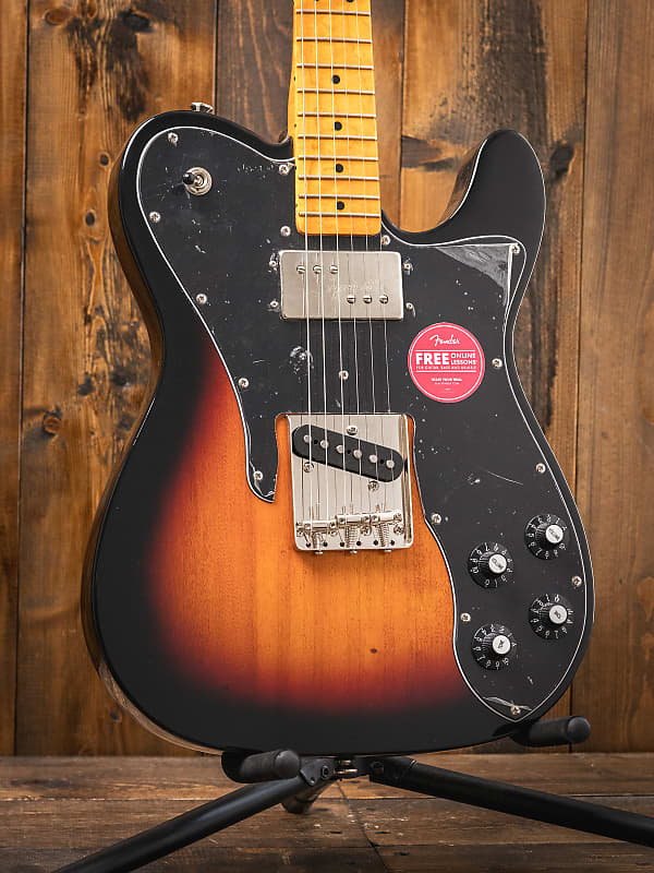 Squier Classic Vibe '70s Telecaster Custom, Maple Fingerboard, 3-Color  Sunburst