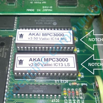 Akai MPC-3000 OS 3.50 Vailixi Eproms Upgrade Firmware MPC3000 Sampler