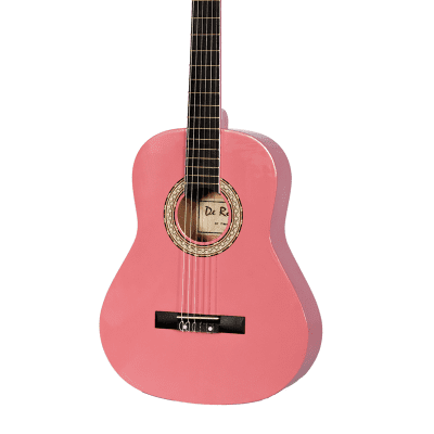 De Rosa DKF36-PK Kids Classical Guitar Outfit Pink w/Gig Bag, Strings, Pick, Pitch Pipe & Strap image 3