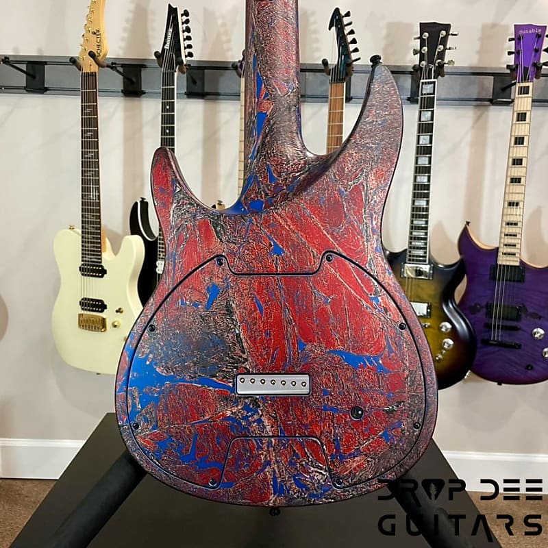 Aristides 070 7-String Electric Guitar w/ Bag-Spiderman | Reverb