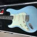 Custom American Fender Highway One Stratocaster Left Handed - Daphne Blue w/ Nitro