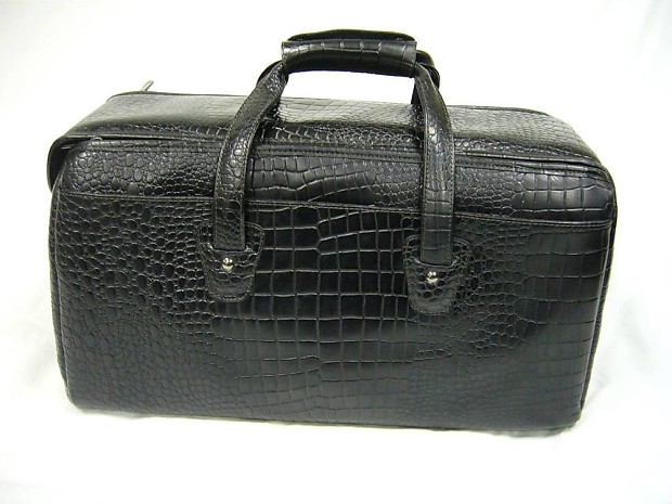 Reunion blues leather gig clearance bag