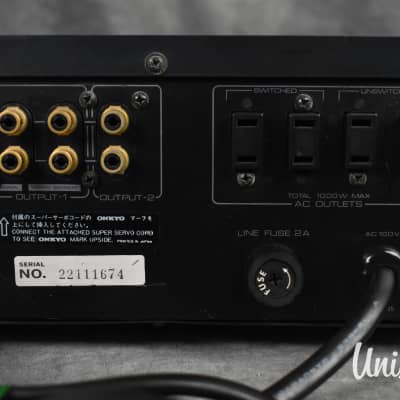 Onkyo Integra P-309 Stereo Preamplifier in Very Good Condition | Reverb