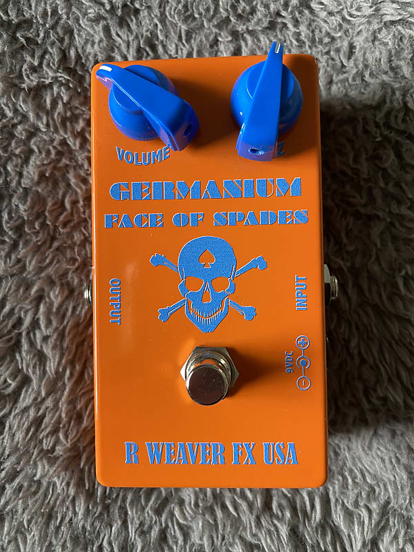 R Weaver FX Germanium Face of Spades 2021 - Orange | Reverb