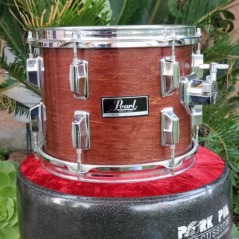Pearl 10" Tom Maple Shell 1980s Made In JAPAN Vintage Drum image 1