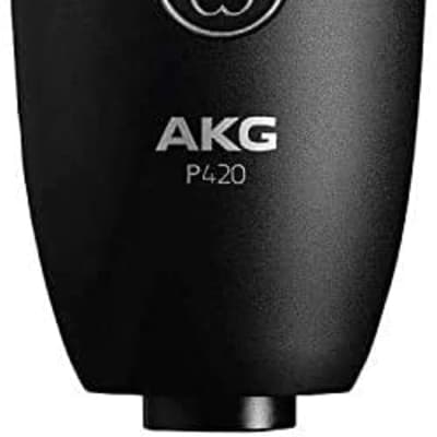 AKG Pro Audio P420 Dual Capsule Condenser Microphone, Black (Renewed) image 1
