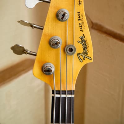 Fender Custom Shop LTD '64 Jazz Bass Journeyman Aged Fiesta Red image 3