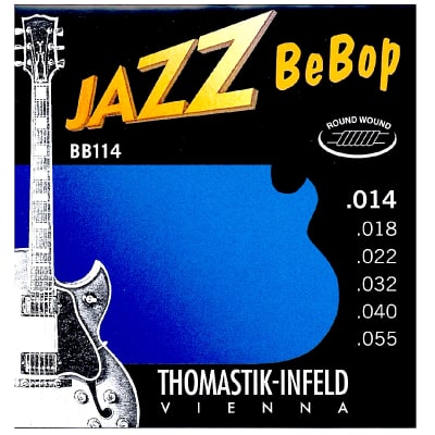 Thomastik-Infeld BB114 Jazz BeBop Nickel Round-Wound Guitar Strings - Medium (.14 - .52)