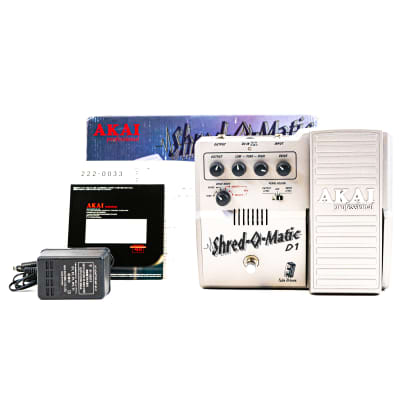 Akai Shred-O-Matic D1 Tube-Driven Overdrive / Distortion Effect Pedal with Box image 1