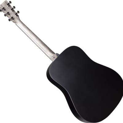 Martin DX Johnny Cash Acoustic Electric Guitar in Black w Gig Bag image 3