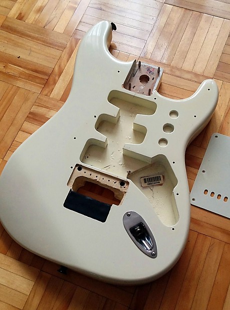 Fender Stratocaster MIM  Floyd Rose Body Antique White image 1