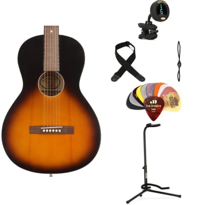 Tobacco Sunburst Guitar Recording King RPS-9-TS Dirty 30's Series