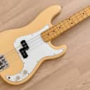 1983 Fender Precision Bass Vintage Electric Bass Guitar Olympic White Fullerton-Made, Lollar Pickup