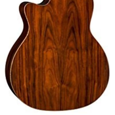 Luna VISTA DEER Tropical Wood Acoustic-Electric Guitar With Case image 7