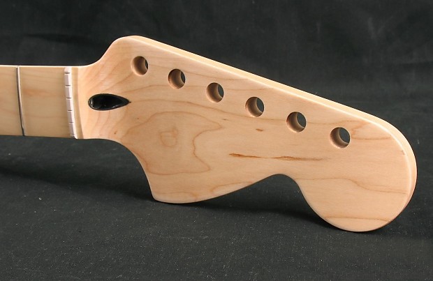 MIGHTY MITE MM2935 Licensed Replacement Strat Neck 70s Headstock Maple FB