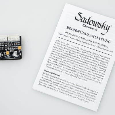 Sadowsky BASS PREAMP SAC ELE ONBOARD BP4K | Reverb