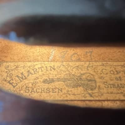Antique E Martin  4/4 full size violin image 8